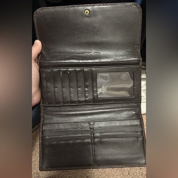 Brown coach wallet - Picture 2 of 3